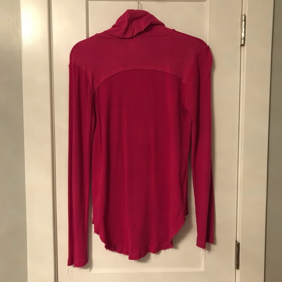 Michael Stars waffle knit turtleneck top - Picture 2 of 3